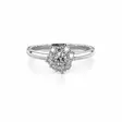 Festive Nadja Halo timanttisormus 0,28 ct valkokulta - Halosormukset - 14-690-028-VK-150 - 2