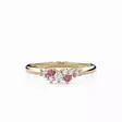 Festive Nadja Pink timanttisormus 0,03 ct keltakulta - Muut timanttisormukset - 14-650-018P-KK-150 - 2