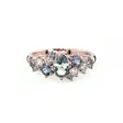 Festive Natasha Blue timanttisormus 0,16 ct punakulta - Muut timanttisormukset - 14-610-100B-PK-150 - 2