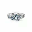Festive Natasha Blue timanttisormus 0,16 ct valkokulta - Muut timanttisormukset - 14-610-100B-VK-150 - 2