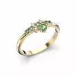 Festive Nelly Green timanttisormus 0,03 ct keltakulta - Muut timanttisormukset - 14-609-019G-KK-150 - 1