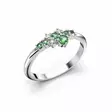 Festive Nelly Green timanttisormus 0,03 ct valkokulta - Muut timanttisormukset - 14-609-019G-VK-150 - 1