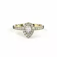 Festive Penelope timanttisomus 0,53 ct - Keltakultasormukset - 14-641-053-KK-150 - 3