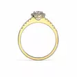 Festive Penelope timanttisomus 0,53 ct - Keltakultasormukset - 14-641-053-KK-150 - 2