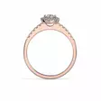 Festive Penelope timanttisomus 0,53 ct - Punakultasormukset - 14-641-053-PK-150 - 2