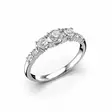 Festive Solina timanttisormus 0,52 ct - Sivukivisormukset - 14-499-052-VK-150 - 1
