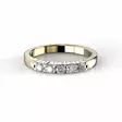 Festive Sophia timanttisormus 0,25 ct keltakulta - Rivitimanttisormukset - 14-351-025-KV-150 - 3