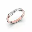 Festive Sophia timanttisormus 0,25 ct punakulta - Rivitimanttisormukset - 14-351-025-PV-150 - 1