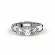 Festive Trilogy Soft timanttisormus 1,02 ct - Sivukivisormukset - 14-445-100P-VK-150 - 3