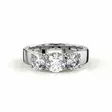 Festive Trilogy Trend timanttisormus 1,50 ct - Sivukivisormukset - 14-445-150F-VK-150 - 3