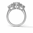 Festive Trilogy Trend timanttisormus 3,40 ct - Sivukivisormukset - 14-445-340F-VK-150 - 3