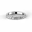 Festive timanttisormus Sophia 0,45 ct valkokulta - Sivukivisormukset - 14-351-045-VK-150 - 3