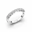 Festive timanttisormus Sophia 0,45 ct valkokulta - Sivukivisormukset - 14-351-045-VK-150 - 1