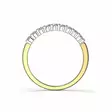 Festive timanttisormus Sophia keltakulta 0,27 ct - Rivitimanttisormukset - 14-355-027-KV-150 - 2