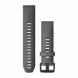 Garmin QuickFit 20 mm silikoniranneke harmaa 010-13011-00 - Garmin rannekkeet - 010-13011-00 - 1