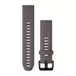 Garmin QuickFit 20 mm silikoniranneke harmaa 010-13102-10 - Garmin rannekkeet - 010-13102-10 - 1