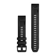 Garmin QuickFit 20mm silikoniranneke musta 010-13028-00 - Garmin rannekkeet - 010-13028-00 - 2