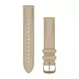Garmin Quick Release 18mm nahkaranneke vaalea hiekka 010-12932-60 - Garmin rannekkeet - 010-12932-60 - 1