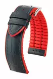 Hirsch Andy nahkaranneke musta L - Kellon rannekkeet - 0922028050-2-20 - 1