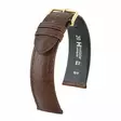 Hirsch Camelgrain NQR M 10 mm ruskea nahkaranneke - Kellon rannekkeet - 01009115-1-10 - 1