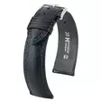 Hirsch Camelgrain Nahkaranneke musta XL - Kellon rannekkeet - 01009250-2-20 - 1