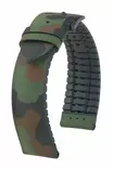 Hirsch John kellonranneke vihreä L 20 mm - Kellon rannekkeet - 0925088040-5-20 - 1