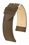 Hirsch Osiris nahkaranneke ruskea L 20 mm - Kellon rannekkeet - 03433010-2-20 - 1