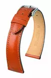 Hirsch Siena nahkaranneke kullanruskea L 20 mm - Kellon rannekkeet - 04202070-2-20 - 1