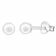 Hopeiset helmikorvakorut 4 mm - Hopeakorut - HME290 - 1