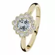Kohinoor Bellis timanttisormus 033-616KA-16 - Halosormukset - 033-616KA-16-150 - 1
