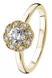 Kohinoor Clara timanttisormus 033-269-08 - Halosormukset - 033-269-08-150 - 1