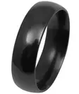 Kohinoor Duetto Black Edition kiiltävä musta kihlasormus 006-090 - Sormukset materiaaleittain - 006-090-160 - 1