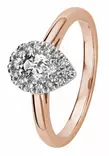 Kohinoor Garda timanttisormus 033-420P-14 - Halosormukset - 033-420P-14-150 - 1