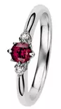 Kohinoor Rosa timanttisormus 033-260V-04 - Sivukivisormukset - 033-260V-04-150 - 1