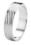 Kohinoor Rytmi Aalto kihlasormus valkokulta 5 mm 003-633V - Valkokultasormukset - 003-633V-170 - 1