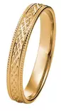 Kohinoor timanttileikattu kihlasormus keltakulta 3 mm 003-621 - Keltakultasormukset - 003-621-150 - 1