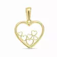 Kultainen sydänriipus P-8100 - Kultakorut - P-8100 - 1