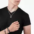 Lumoava Soturi miesten rannekoru 539421000 - Hopeakorut - 539421000 - 2