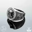 Northern Viking Jewelry Riimu Thorin Vasara sormus NVJ-H-SO002 - Hopeasormukset - NVJ-H-SO002-190 - 1