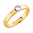 Sandberg Aamukaste Timanttisormus 0,23 ct V-236 - Solitaire sormukset - V-236-023-18-150 - 1
