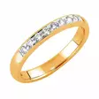 Sandberg Aamukaste timanttisormus 0,17 ct V-236-8 - Rivitimanttisormukset - V-236-8-150 - 1