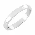 Sandberg Aamurusko kihlasormus 3 mm E-320w - Valkokultasormukset - E-320w-150 - 1