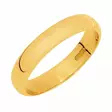 Sandberg Aamurusko kihlasormus 4 mm E-430 - Keltakultasormukset - E-430-150 - 2