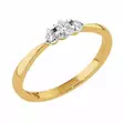 Sandberg Aurinkotuuli V-409 0,14 ct - Sivukivisormukset - V-409-18K-150 - 2