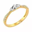 Sandberg Aurinkotuuli timanttisormus 0,24 ct V-419yw - Sivukivisormukset - V-419yw-150 - 1