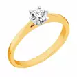 Sandberg Kastepisara 0,23ct V-360 - Solitaire sormukset - V-360-150 - 1
