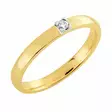 Sandberg Keulapurje timanttisormus 0,02 ct K-46 - Solitaire sormukset - K-46-14K-150 - 1