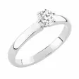 Sandberg Kuunsäde Timanttisormus 0,23ct V-15w - Solitaire sormukset - V-15w-023-150 - 1