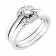 Sandberg Kuunsäde timanttisormus 0,06ct V-100w - Muut timanttisormukset - V-100w-150 - 3