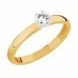 Sandberg Kuunsäde timanttisormus 0,15ct V-11 - Solitaire sormukset - V-11-150 - 1